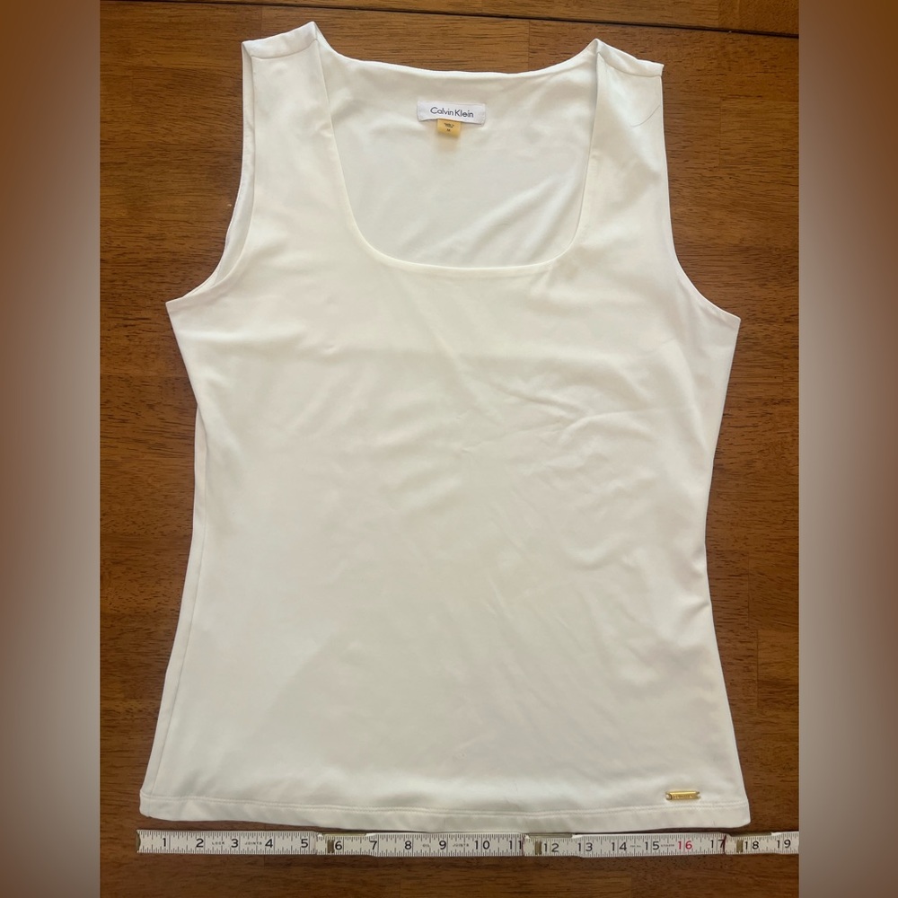 Calvin Klein Women's White Tank Top